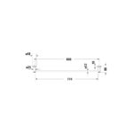 فواطة طولية دي كود كروم من ديورافيت (0099071000) - Image 2