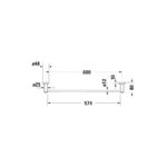 فواطة طولية دي كود كروم من ديورافيت (0099081000) - Image 2