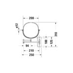 مرأة مكبرة كوزماتيك 2وجه دي كود كروم من ديورافيت - Image 2