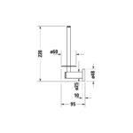 وراقة طولي دي كود كروم من ديورافيت - Image 2