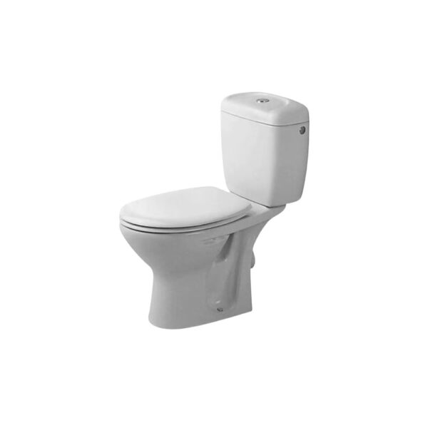 تواليت ديورافيت ديورابلاس أرضي أبيض بالدش و السديلي البلاستيك لايت