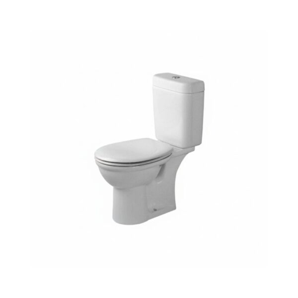 تواليت ديورافيت جولف أرضي أبيض بالدش و السديلي البلاستيك