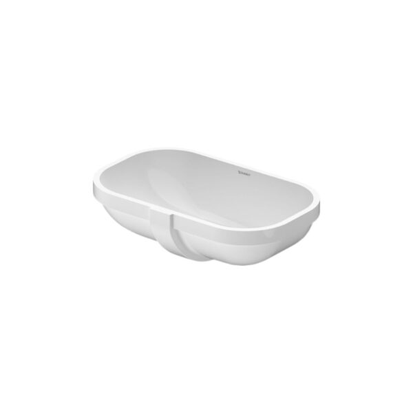 حوض 49سم ديورافيت أفقي دي كود أبيض