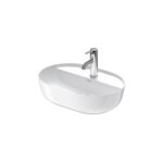 حوض ديورافيت 0380500000 لوف أبيض يثبت فوق سطح أفقي بفتحة للخلاط 50سم