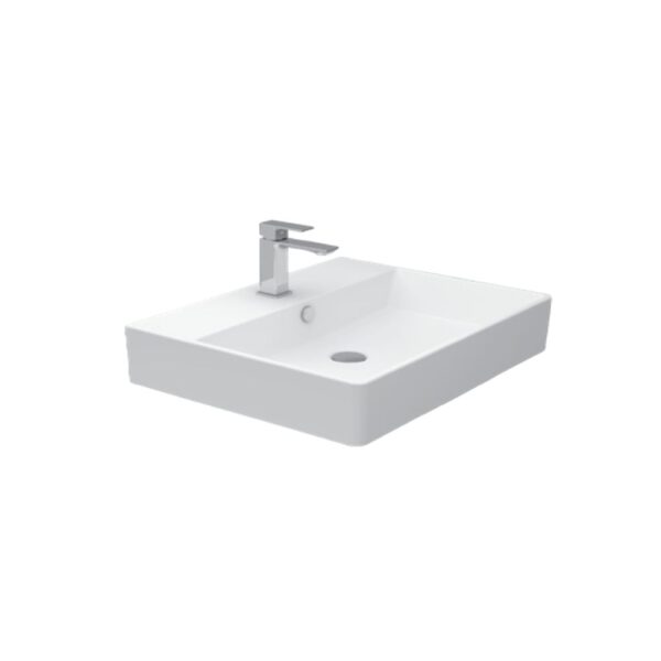 حوض فوق سطح أفقي 60سم كيبلر أبيض من ساني بيور