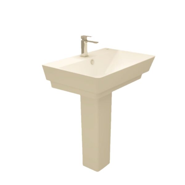 حوض ساني بيور 80سم بالعامود الطويل  كيبلر برجامون 