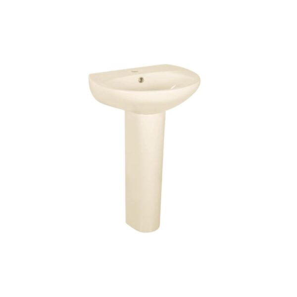 حوض 55سم ديورافيت ايميليا برجامون بالعامود الطويل