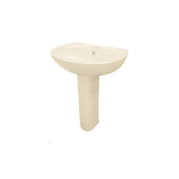 حوض ديورافيت كومودو 60سم برجامون بالعامود الطويل