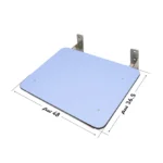 كرسي حمام شاور قابل للطي 48×45سم ستانلس ستيل من الفا - Image 3