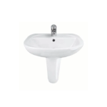 حوض 55 سم بالعامود المعلق صوفيا ابيض من ايديال ستاندر