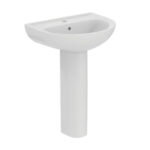 حوض 55 سم بالعامود الطويل صوفيا ابيض من ايديال ستاندر