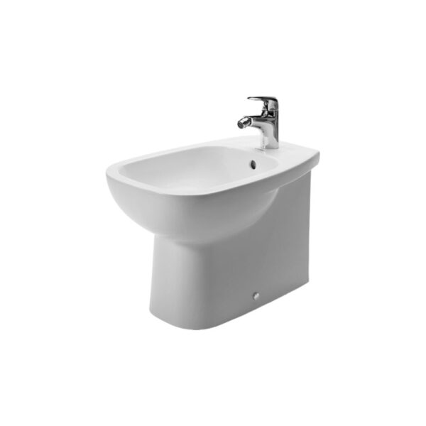 بيديه ديورافيت دي كود 2241100000 أبيض أرضي ملاصق للحائط بدون دش