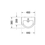 مبولة كبيرة بالصرف و الدش تغذية علوية شتارك3 برجامون من ديورافيت - Image 2