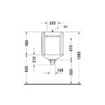 مبولة كبيرة بالصرف و الدش تغذية علوية شتارك3 برجامون من ديورافيت - Image 3