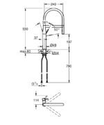 خلاط مطبخ قابل للسحب 2سرعة ايسنس فانتوم بلاك من جروهي (30503KF0) - Image 2