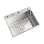 حوض مطبخ هاند 48×58سم استانلس ستيل من الفا - Image 3