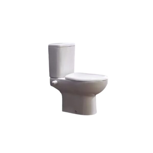 تواليت أرضي بلان بالدش سوفت كلوز أبيض