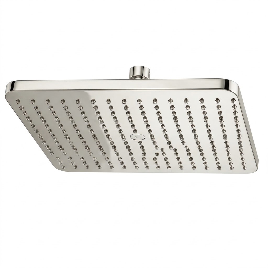 GX-00135 طاسة شاور مسطيلة 21*32سم مايوركا نيكل كروم من جواد - Image 1