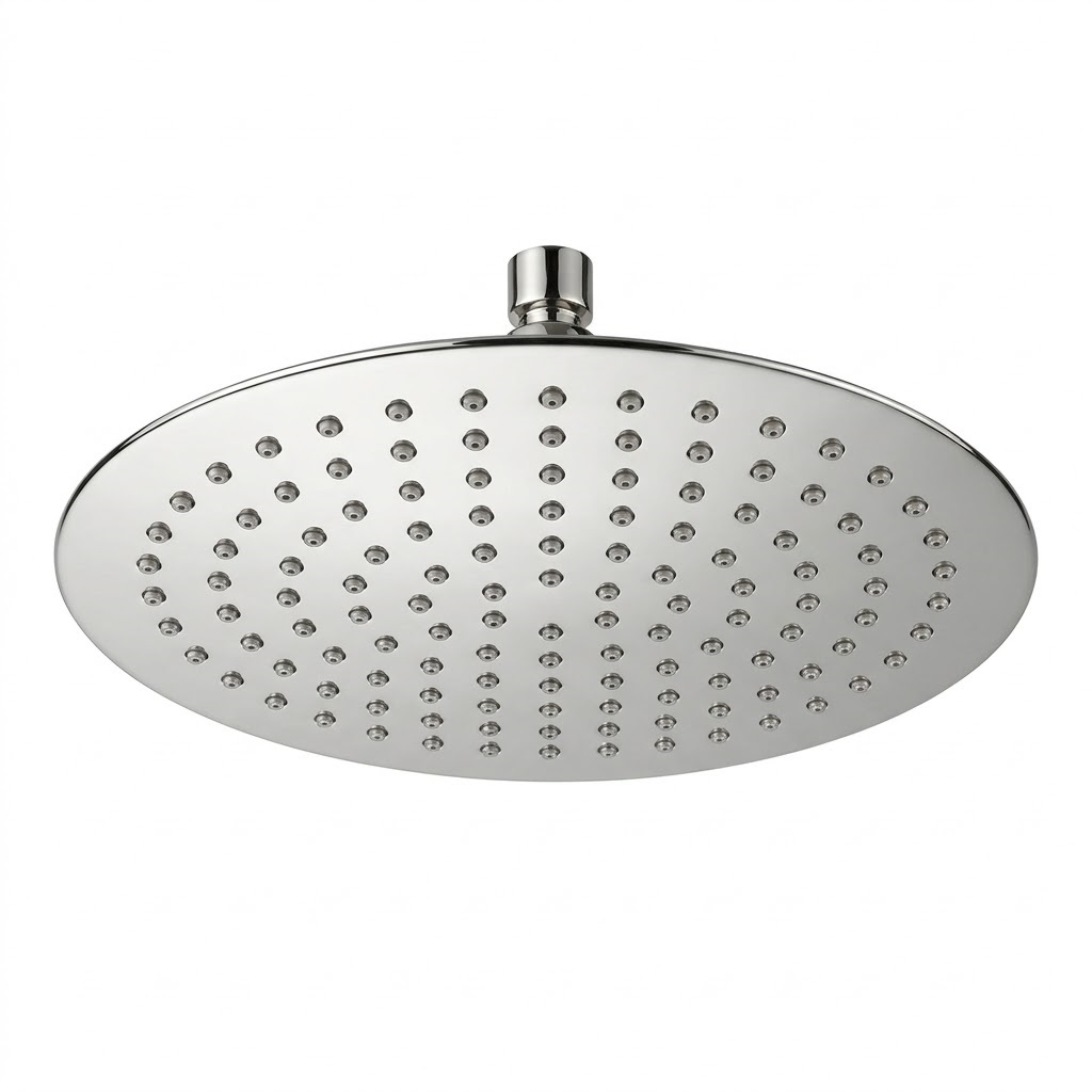 GX-00206 طاسة شاور دائرية 25سم أكسورا نيكل كروم من جواد - Image 1