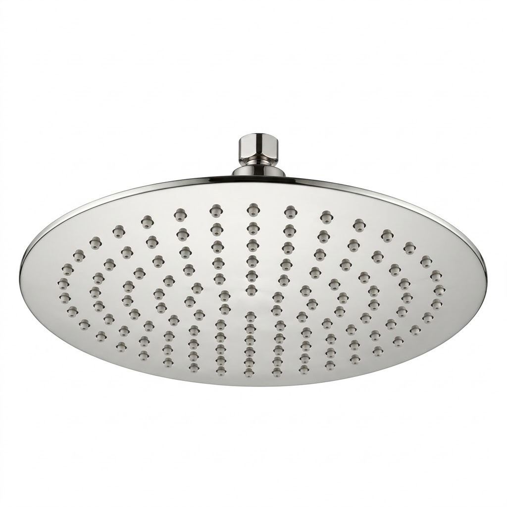 GX-00209 طاسة شاور دائرية 20سم أكسورا نيكل كروم من جواد - Image 1