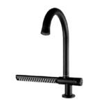 حوض مطبخ هاند ميد شامل خلاط شلال 51*77سم بالصرف استانلس ستيل من هانز كوري (Hans-X-SWF-77) - Image 2