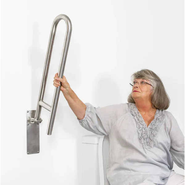 مسند مرحاض 80سم استانلس ستيل من الفا