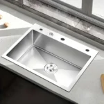 حوض مطبخ هاند 48×58سم استانلس ستيل من الفا