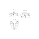 خلاط بانيو كونكت اير كروم من ايديال ستاندر - Image 2