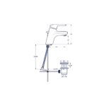 خلاط حوض قصير تريند كروم من ايديال ستاندر - Image 2