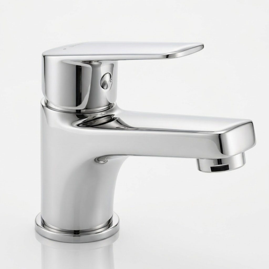 BIA-0144 خلاط حوض بالطابق بيانكو نيكل كروم من جواد - Image 1