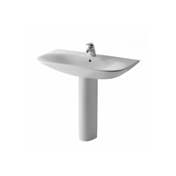 حوض تونك بالعامود الطويل أبيض إيديال ستاندر