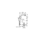 خلاط حوض قصير بالمقابض كينورا كروم من ايديال ستاندر - Image 2