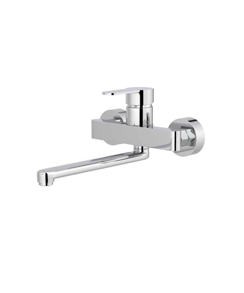 LID-0057 خلاط مطبخ فنطرة سفلية متحركة ليدو نيكل كروم من جواد - Image 1