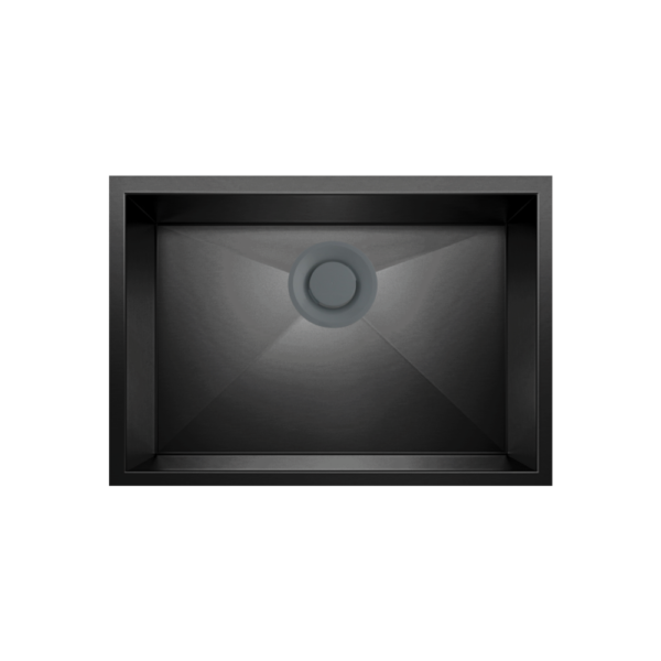 حوض مطبخ هاندميد أسود بيورتي