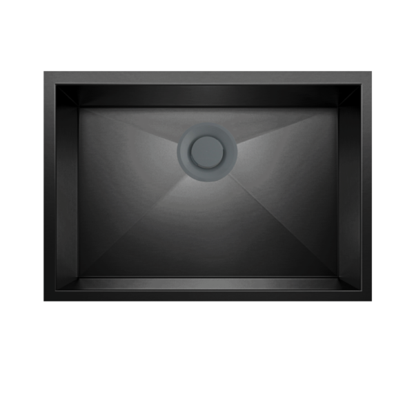 حوض بيورتي مطبخ هاندميد أسود