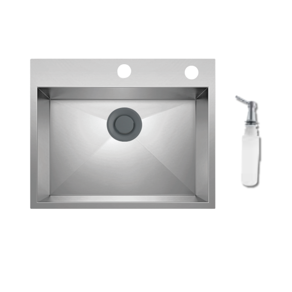 حوض مطبخ هاندميد ستانلس ستيل بيورتي