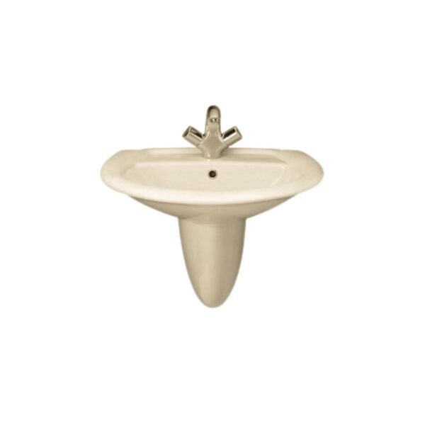 حوض 62سم ايديال ستاندر مانتا برجامون بالعامود المعلق