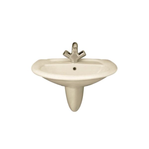 حوض 70سم ايديال ستاندر مانتا برجامون بالعامود المعلق