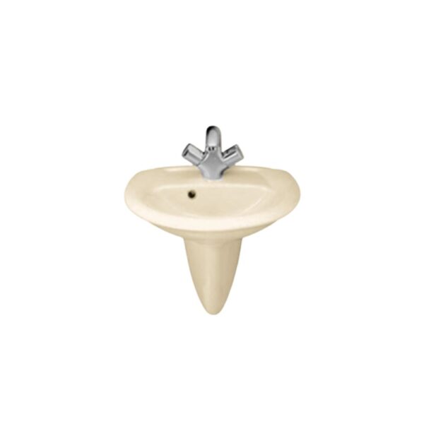 حوض 50سم ايديال ستاندر مانتا برجامون بالعامود المعلق