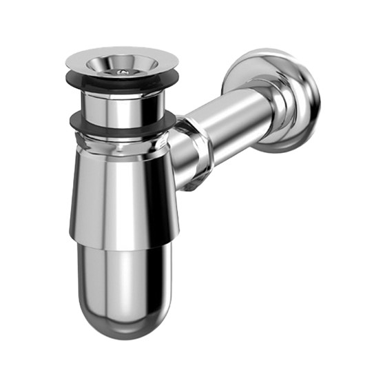 سيفون حوض مطبخ 1.50 بوصة نيكل كروم من جواد