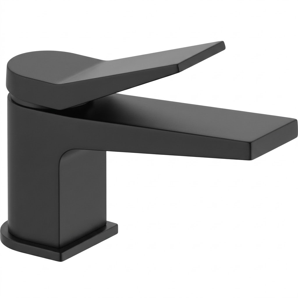 SER-0174B خلاط حوض بالطابق سيرا فانتوم بلاك من جواد - Image 1
