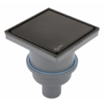 بيبه حمام بالوش قابلة للتبليط 20سم DL-61-20BV  تصريف رأسي 50مم جرافتي مط من بيورا