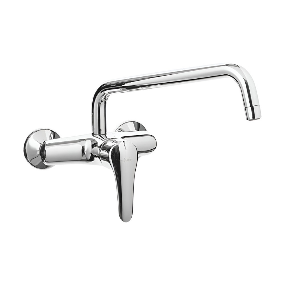 SD1037-CP خلاط مطبخ يد واحدة سيجيورا قنطرة 300مم كروم من سار ديزاين - Image 1