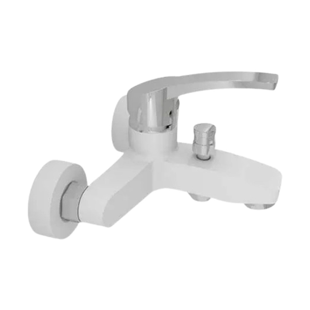 SD1121-WCP خلاط بانيو أمازون أبيض*كروم من سار ديزاين - Image 1
