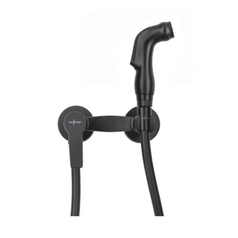 SD1136-C-BC خلاط شطاف بالشطافة بلاىستيك خرطوم كرومالوكس أمازون أسود من سار ديزاين - Image 1