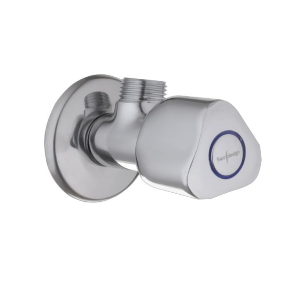 محبس زاوية ريوا 1/2*1/2 كروم من سار ديزاين (SD3101-1-CP)