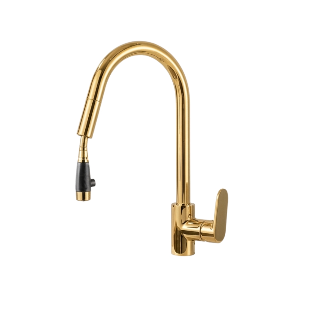 BGI-3192G خلاط مطبخ قابل للسحب 1 سرعة برلين سي ذهبي لامع من BGI - Image 1